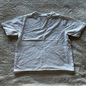 white crop top